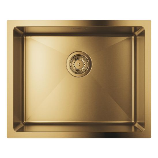 Conjunto grifo de cocina Grohe Essence 30270GN0, fregadero de acero Grohe K700 31574GN1, 40535GN0