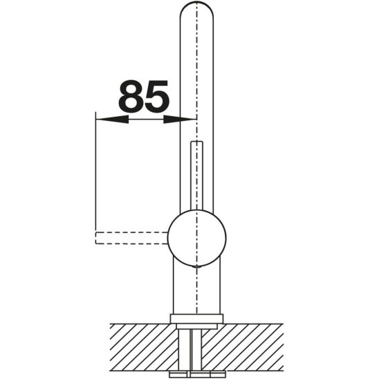 Conjunto fregadero de granito Blanco Etagon 500-U 527754, grifo de cocina Blanco Linus 526683, 207423