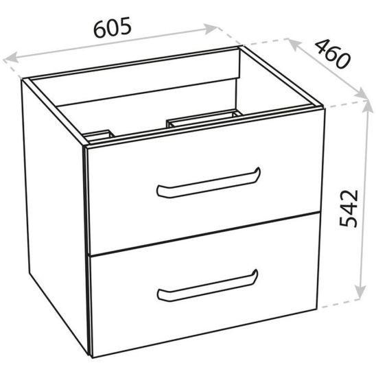 Conjunto armario LaVita Montana 5900378324423, lavabo LaVita Minnesota 5908211416182