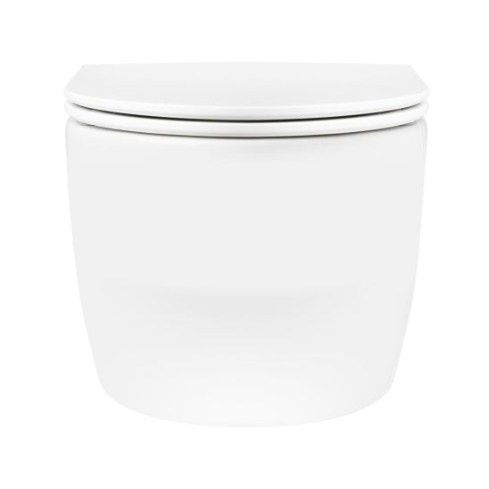 Conjunto taza de inodoro Oltens Holsted 42016000, tapa de inodoro Oltens Holsted 45112000