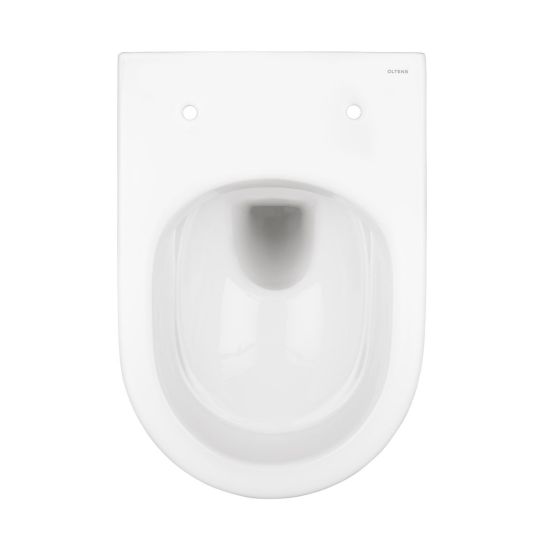 Conjunto taza de inodoro Oltens Holsted 42016000, tapa de inodoro Oltens Holsted 45112000