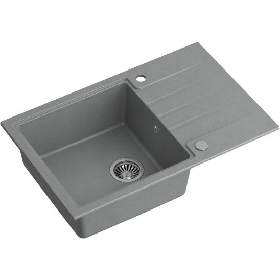 Conjunto fregadero GraniteQ Quadron Peter HCQP7850SZK, grifo de cocina Quadron Kate 3623500_GR, MFS1001GR