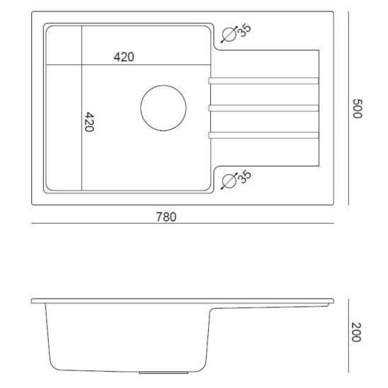 Conjunto fregadero GraniteQ Quadron Peter HCQP7850SZK, grifo de cocina Quadron Kate 3623500_GR, MFS1001GR