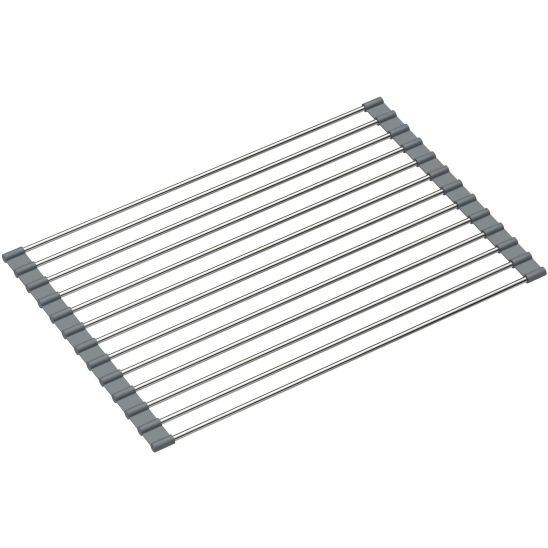 Conjunto fregadero de granito y acero Quadron Edward FUS_E7844BI_3623500BS, inserto para escurridor Quadron Q R3825GR_MP