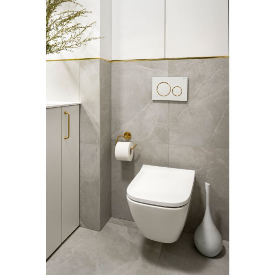 Conjunto taza de inodoro Geberit Smyle 500.208.01.1, tapa de inodoro Geberit Smyle Square 500.240.01.1