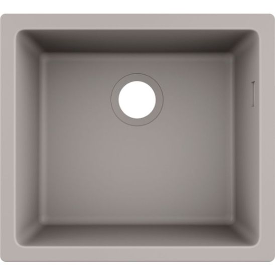 Conjunto grifo de cocina Hansgrohe Talis M54 72809800, fregadero de granito Hansgrohe S 51 43431380, 43927000