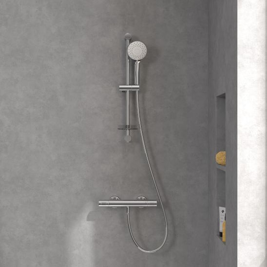 Conjunto grifo para ducha Villeroy & Boch Universal Taps & Fittings TVS00001700061, conjunto de ducha Villeroy & Boch Universal Showers TVS10900400061