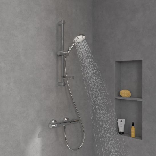 Conjunto grifo para ducha Villeroy & Boch Universal Taps & Fittings TVS00001700061, conjunto de ducha Villeroy & Boch Universal Showers TVS10900400061