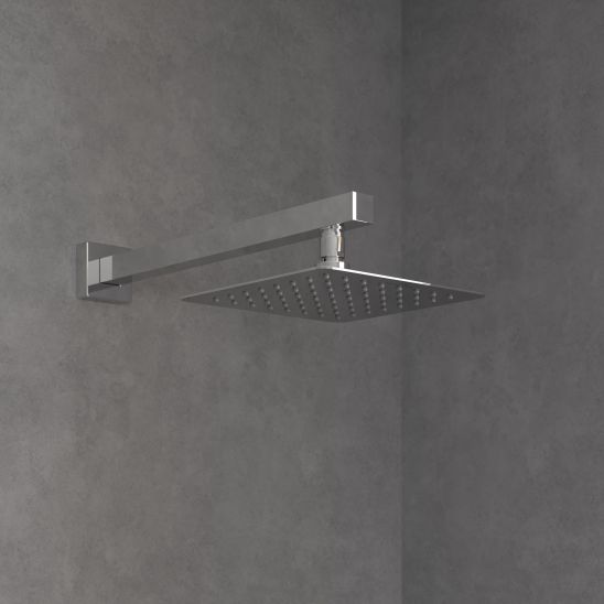 Conjunto grifo de bañera y ducha Villeroy & Boch Universal Taps & Fittings TVD00065300061, ducha con efecto lluvia Villeroy & Boch Universal Showers TVC00040220061, TVD00065100000, TVC00045453061, TVC00045900061, TVC00045700061, TVS10900300061, TVC0000350