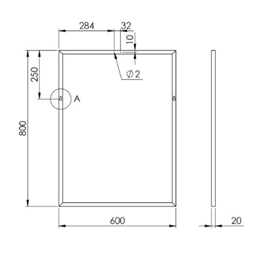 Conjunto espejo Elita RE060600020040, lámpara de pared Rabalux Turgon 75016