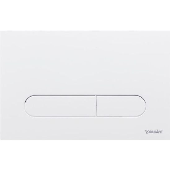 Conjunto taza de inodoro con asiento de cierre suave Duravit ME by Starck 45300900A1, marco empotrado Duravit DuraSystem WD1029000000, WD5009011000