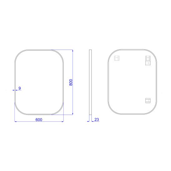 Conjunto espejo Dubiel Vitrum Luis 5905241012841, lámpara de pared Rabalux Oliro 75052