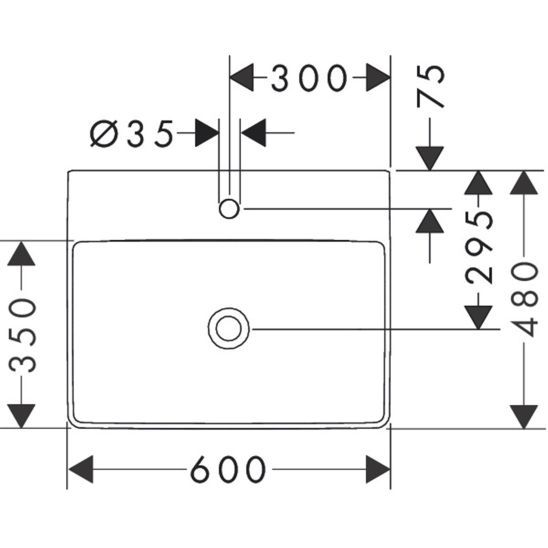 Conjunto armario Hansgrohe Xilesa E 54253700, lavabo Hansgrohe Xelu Q 61016450