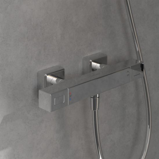 Conjunto grifo para ducha Villeroy & Boch Universal Taps & Fittings TVS00001800061, conjunto de ducha Villeroy & Boch Verve Showers TVS10900700061