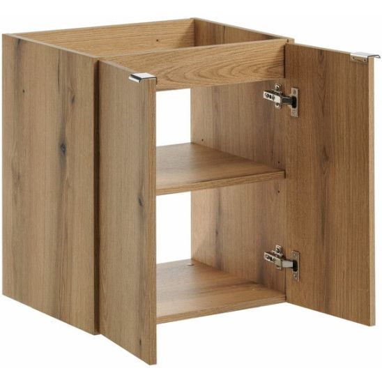 Conjunto lavabo Comad Dance White UM2050RBDANCE50DP, armario Comad Nova Oak NOVA OAK A 82-50-2D