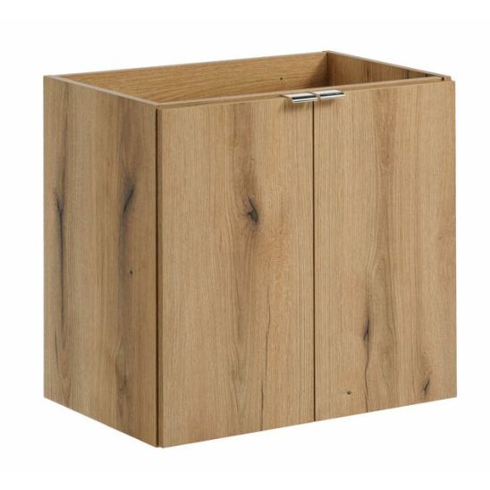 Conjunto armario Comad Nova Oak NOVA OAK A 82-60-2D, lavabo Comad Wiki UN-WIKI-SW, NOVA BLACK B 89-60