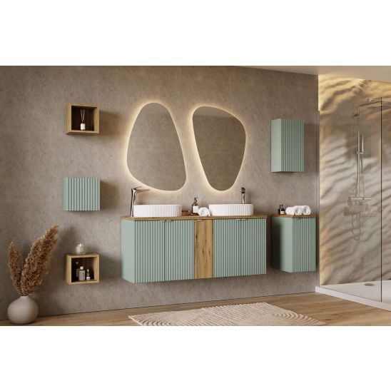 Conjunto armario Comad Line Reed Green LINE REED GREEN D 82-60-2S, armario Comad Line Reed Green LINE REED GREEN D 80-03-2D, LINE REED GREEN D 82-60-2D, UN-PATI-MW3, NOVA OAK 81-20-39, NOVA OAK A 89-140, NOVA OAK A 83-27-Q(W83-04A)