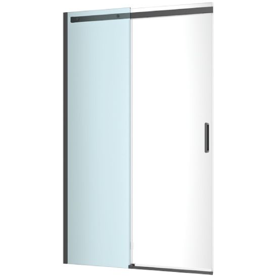 Conjunto mampara de ducha con puerta Excellent Rols KAEX.2606.800.LP.BL, puerta de ducha Excellent Rols KAEX.2612.1000.LP2/2.BL, KAEX.2612.1000.LP1/2.BL