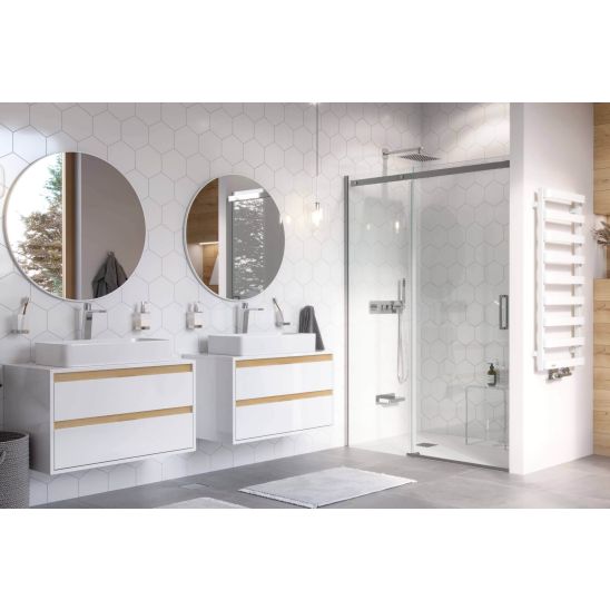 Conjunto puerta de ducha Excellent Rols KAEX.2612.1200.LP2/2.GL, puerta de ducha Excellent Rols KAEX.2612.1200.LP1/2.GL