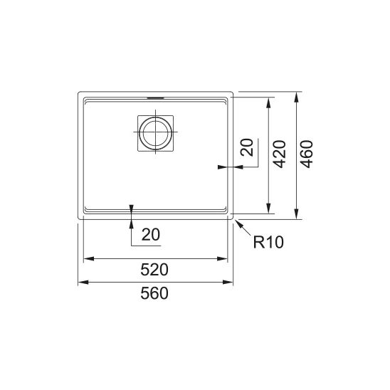 Conjunto fregadero de granito Franke Kanon 125.0721.150, grifo de cocina Franke Lina 115.0626.053
