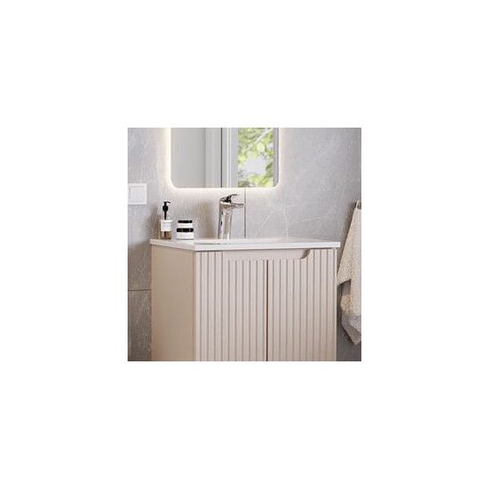 Conjunto armario Comad Nova Coast Evoke NOVA COAST EVOKE 82-60-40-2S, lavabo Comad Sky 3 SKY 3 60CM DP (E-8099-3-60)