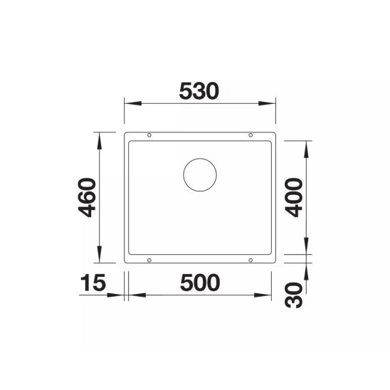 Conjunto fregadero de granito Blanco Subline 500-U 527794, grifo de cocina Blanco Mila 526657, 207422