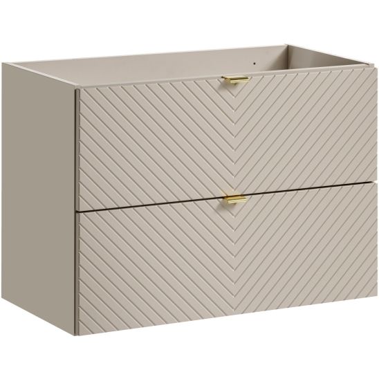 Conjunto armario Comad Viva Cashmere VIVA CASHMERE 82-80-2S, lavabo Comad Dance White CFP-8009DANCE80DP