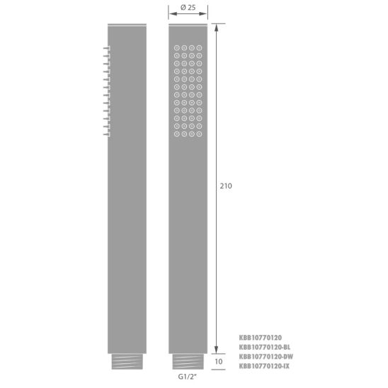 Conjunto grifo de bañera y ducha Kronenbach Smart Push 19044002CR, ducha con efecto lluvia Kronenbach Supra 2.0 15 376 300 1904, 01900190KBN, 27409000KBN, 28628002 KB, 27500000 KB, 28272000 KB