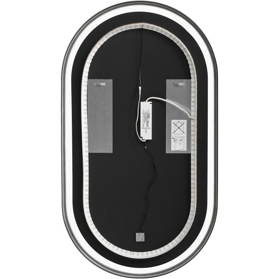 Conjunto espejo Comad Apollo 2 LUSTRO LED CZARNE APOLLO 2 900X500, armario Comad Adel Oak ADEL OAK 82-60-B-2S, ADEL OAK 80-01-B-1D, NATURE WOTAN 89-140-46 M, UM-6289MAGIC50DP, XILO BLACK 81-01-A