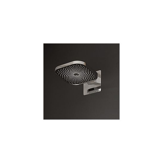 Conjunto ducha con efecto lluvia Oltens Regna 37009100, brazo a pared Oltens Krafta 39403100