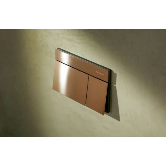 Conjunto taza de inodoro Hansgrohe EluPura S 60343450, botón de descarga Hansgrohe Element E 66003140, 01022180, 60148450