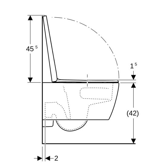 Conjunto taza de inodoro con asiento de cierre suave Geberit iCon 503.046.00.1, marco empotrado Geberit Duofix 111.320.00.6, 111.815.00.1, 156.050.00.1