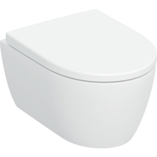 Conjunto conjunto taza de inodoro + tapa Geberit iCon 503.048.00.1, marco empotrado Geberit Duofix 111.320.00.6