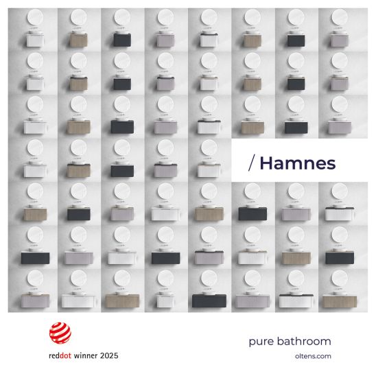 Conjunto armario Oltens Hamnes 60025000, encimera sobre armario Oltens Hamnes 63015300