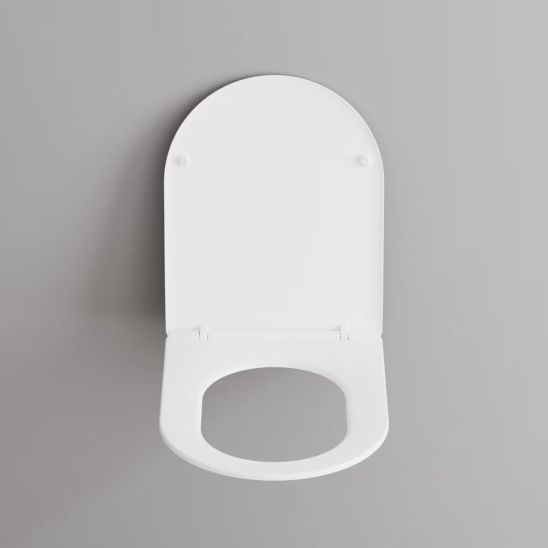 Conjunto taza de inodoro Kronenbach Tube KB100080WG, tapa de inodoro Kronenbach Tube KB100081WG