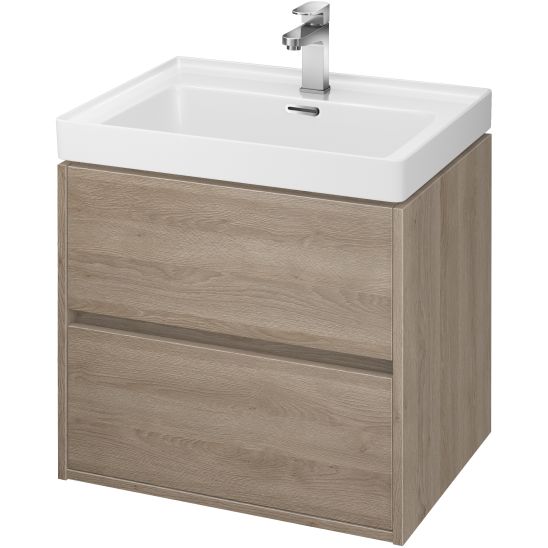 Conjunto armario Cersanit Creya S598-032, lavabo Cersanit Como K32-003-BOX