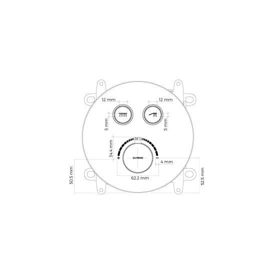 Conjunto grifo de bañera y ducha Oltens Onega 34601610, ducha con efecto lluvia Oltens Vindel 37006610, 39402610, 39304610, 37102610, 37200610