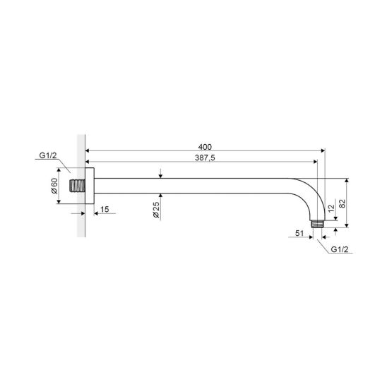 Conjunto grifo de bañera y ducha Excellent Pi AREX.1240.02AB, conexión de manguera con asa Excellent Pi AREX.1241AB, AREX.3025AB, AREX.3140AB, AREX.SH.023AB