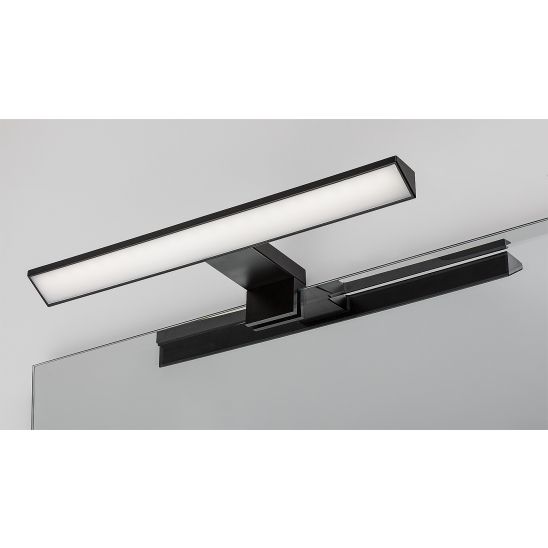 Conjunto espejo Deante Silia ADI_N851, lámpara de pared Rabalux Loric 75024