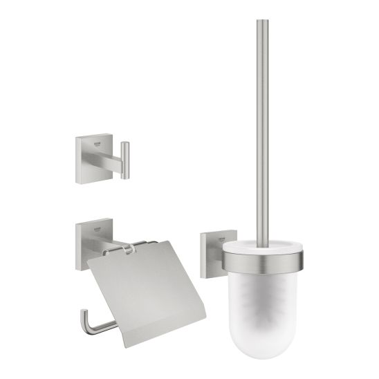 Conjunto kit de accesorios 3 en 1 Grohe Start Cube 41123DC0, pegamento Grohe QuickGlue 41127000