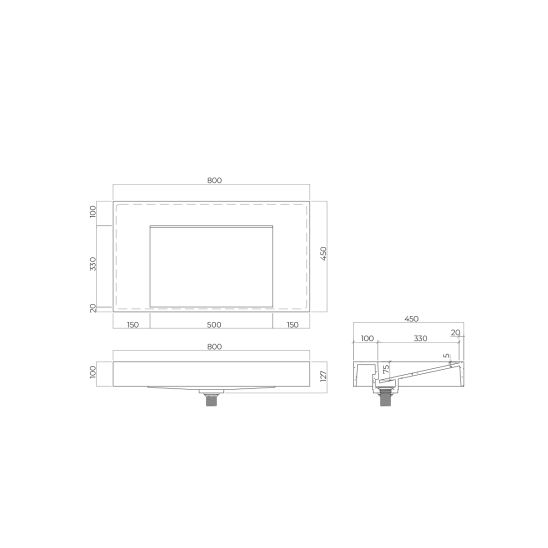 Conjunto lavabo Oltens Stila 40001900, armario Oltens Lun 60033000