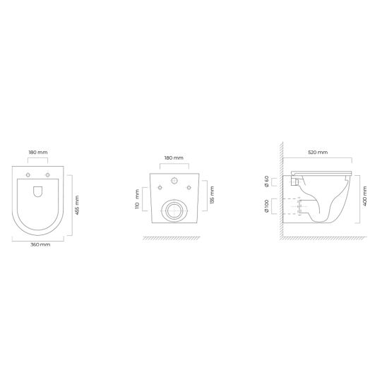 Conjunto taza de inodoro Oltens Hamnes 42052000, tapa de inodoro Oltens Hamnes 45119000