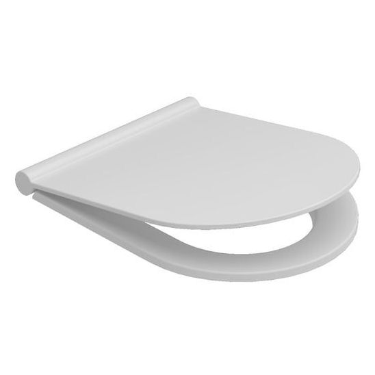 Conjunto taza de inodoro Ceramica Dolomite Mayka D482501, tapa de inodoro Ceramica Dolomite Mayka S483301
