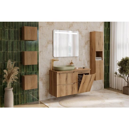 Conjunto armario Comad Nova Coast Evoke NOVA COAST EVOKE 81-40-39-1DK, encimera Comad Nova Oak NOVA OAK A 89-40