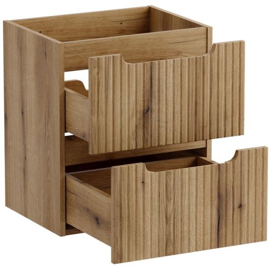 Conjunto armario Comad Nova Coast Evoke NOVA COAST EVOKE 82-50-40-2S, lavabo Comad Gaja UN-GAJA35-SW 78570A(35), NOVA OAK A 89-50