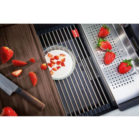 Conjunto fregadero de granito Franke Kanon 125.0749.670, grifo de cocina Franke Lina 115.0626.020