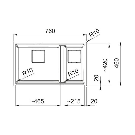 Conjunto fregadero de granito Franke Kanon 125.0749.684, grifo de cocina Franke Lina 115.0626.020