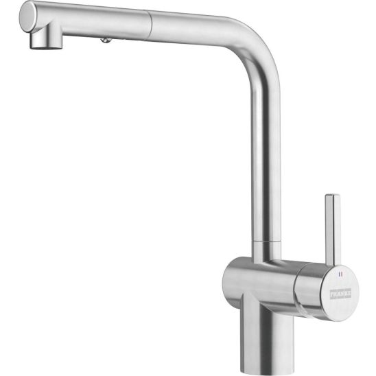 Conjunto fregadero de granito Franke Kanon 125.0749.667, grifo de cocina Franke Atlas Neo 115.0741.710