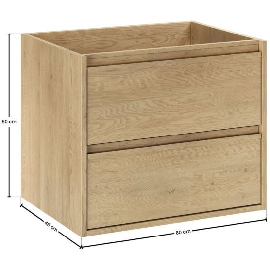 Conjunto lavabo Comad Lava UM-CFPLAVA60DDP, armario Comad Viola VIOLA CREMONA 82-60-46-2S