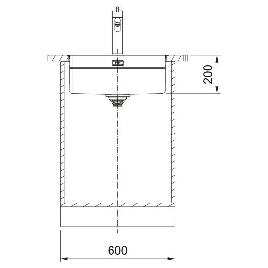 Conjunto fregadero de acero Franke Box 127.0749.858, grifo de cocina Franke Eos 115.0590.045